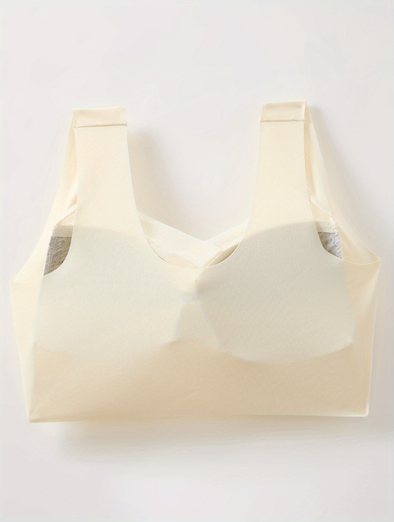 Plus Size Sports Bra with Wide Padded Straps Non-Restrictive Fit