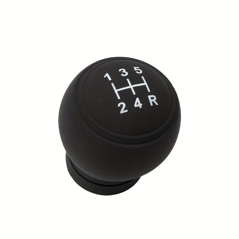 Universal Silikon Gear Shift Knob Cover Qattiq yopishmaydigan chang yopadigan qora oq tikuvlar bilan