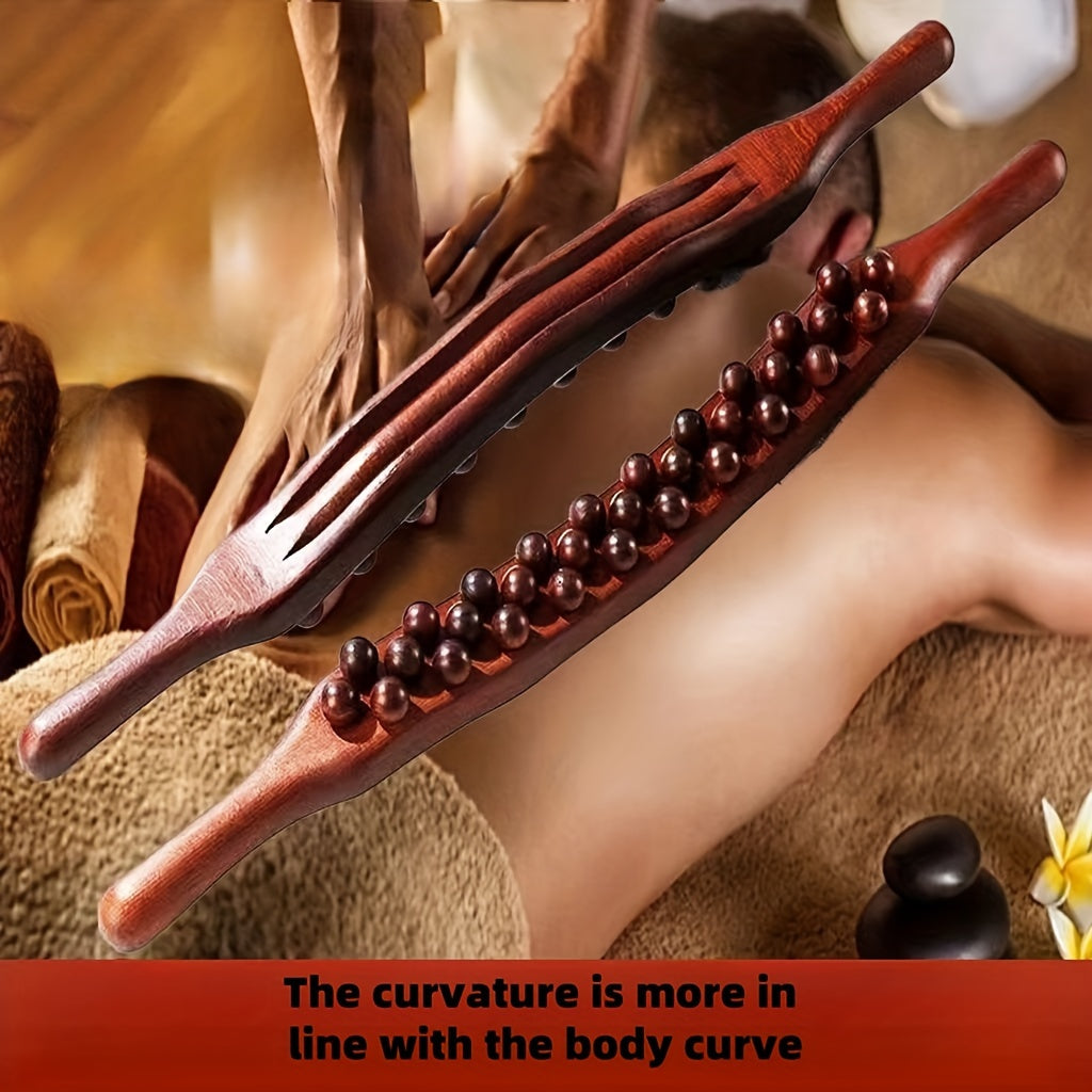 Whole Body Massage Stick with 87 Beads for Scraping and Massage