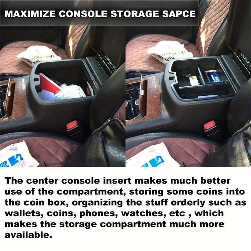 Center Console Organizer for Truck SUVs Storage Fit 2007–2014