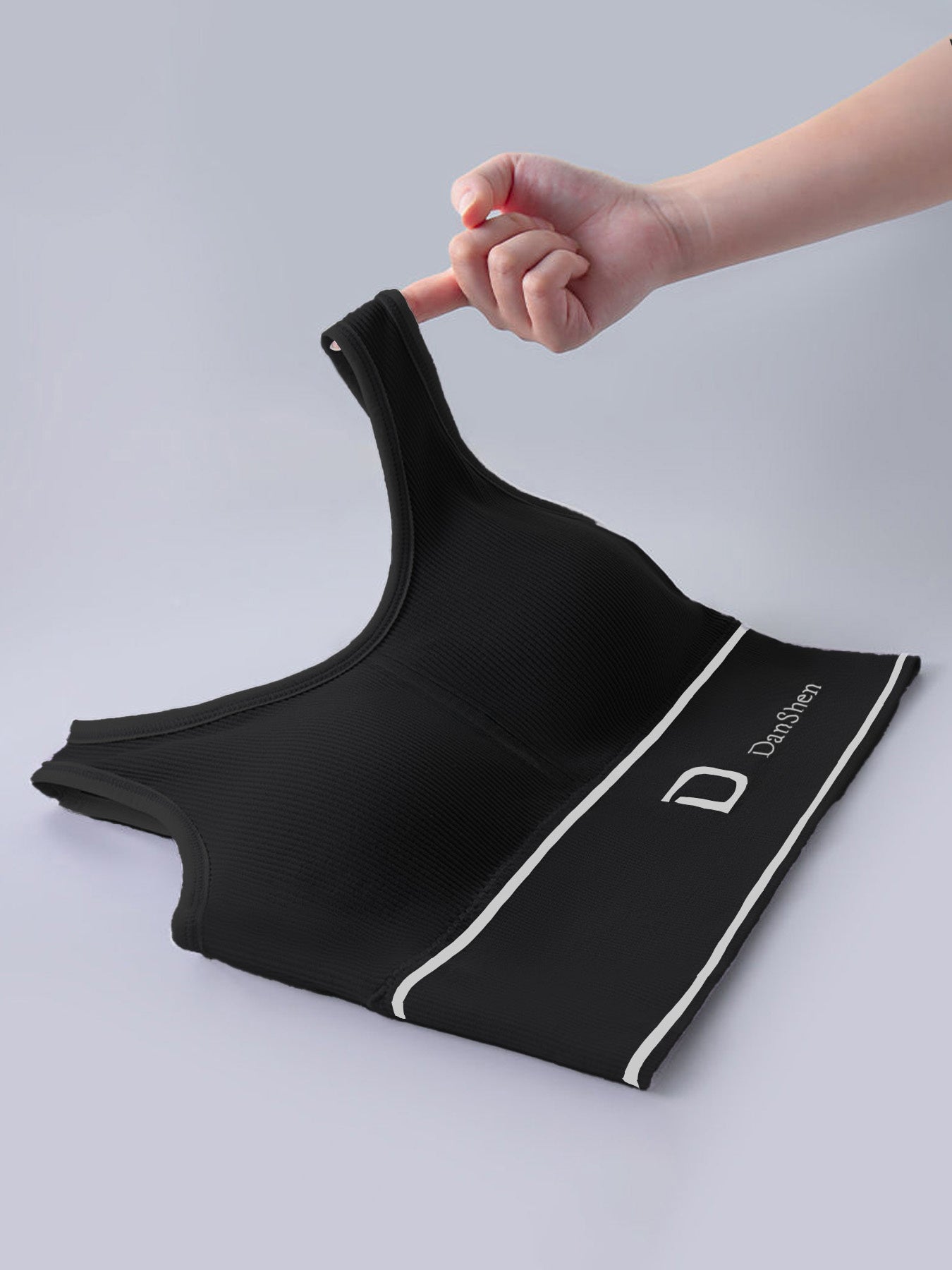 Plus Size Sports Bra 3-Pack Backless Wire-Free Padded Yoga Running