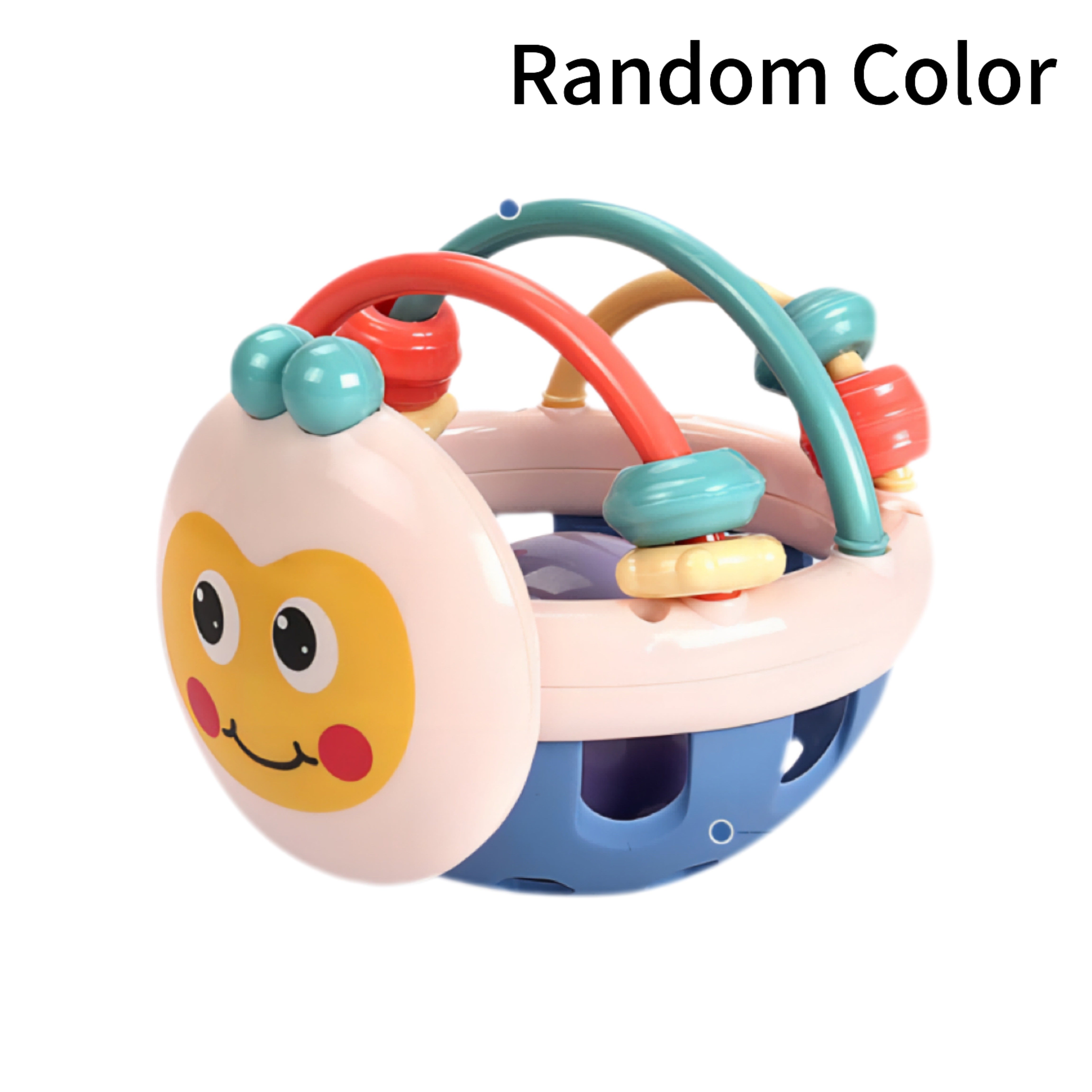 Sensory Rattle and Teething Balls for Babies 0+ Soft ABS Mixed Color