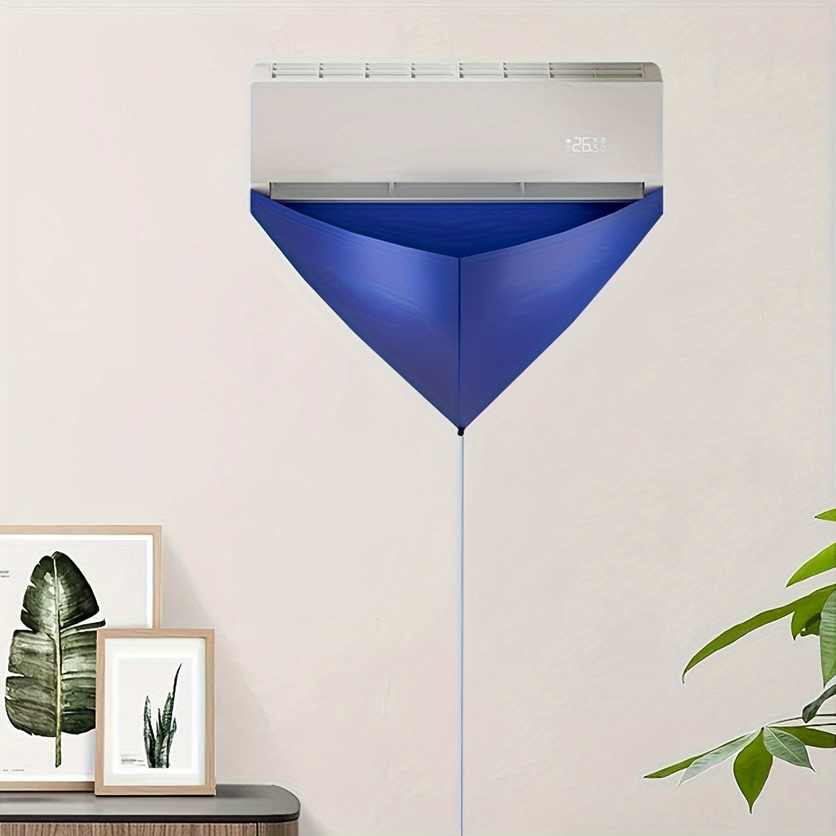 1 упаковка из 4 основных наборов для чистки кондиционера — в комплект входит моющийся чехол, дренажный мешок и шланг, для легкого и энергоэффективного обслуживания настенных кондиционеров в гостиной и спальне вашего дома.