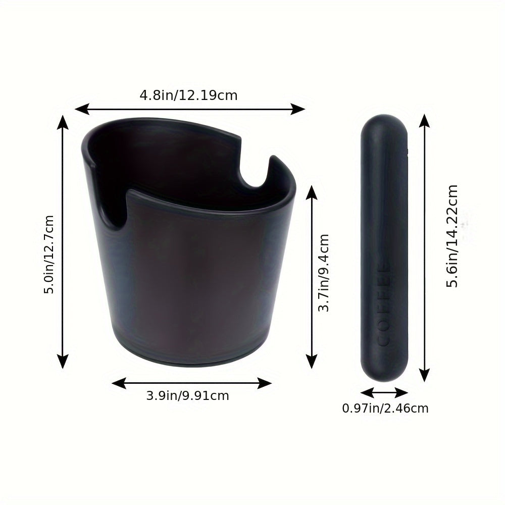 Cubo de residuos resistente de acero inoxidable para posos de café 12.19cm