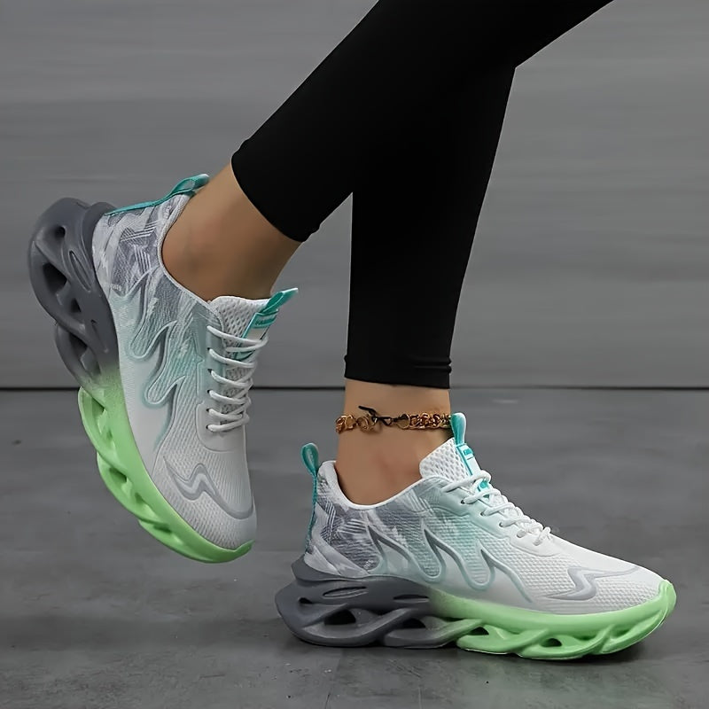 Zapatillas de running ligeras para mujer, transpirables, de caña baja, para deportes casuales