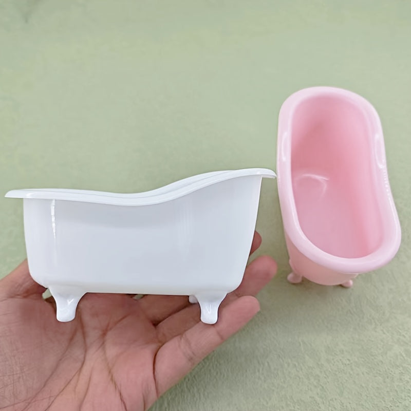 Ko'p funksiyali vannada saqlash qutisi - dush buyumlari, zargarlik buyumlari va makiyajni tartibga solish uchun ajoyib. Shuningdek, u uy hayvonlari uchun hammom yoki mini sovun qutisi sifatida ham ishlatilishi mumkin. Yaratilish uchun ideal uy bezaklari.