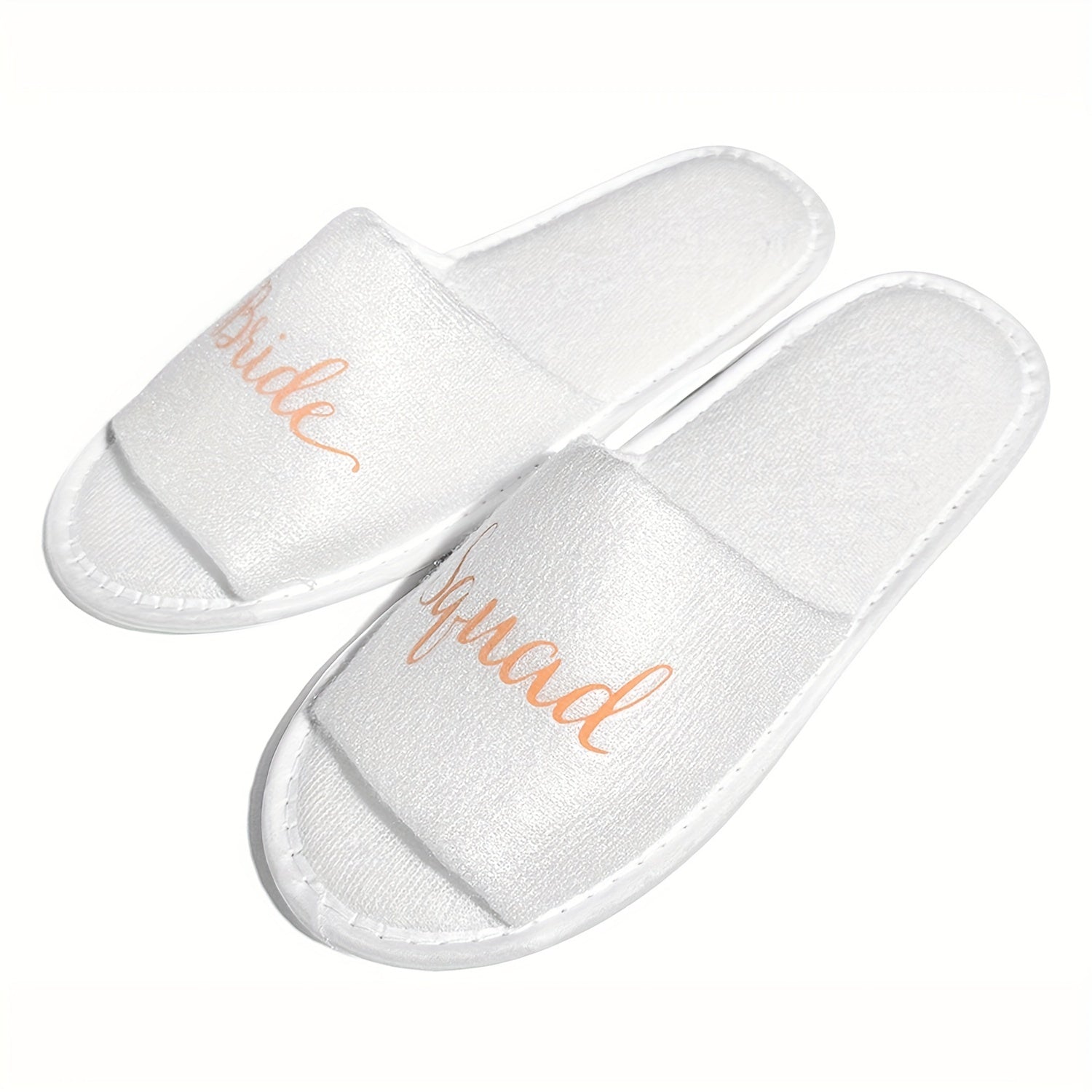 Women's Open-Toe Soft Sole Cozy Slippers for Wedding Party