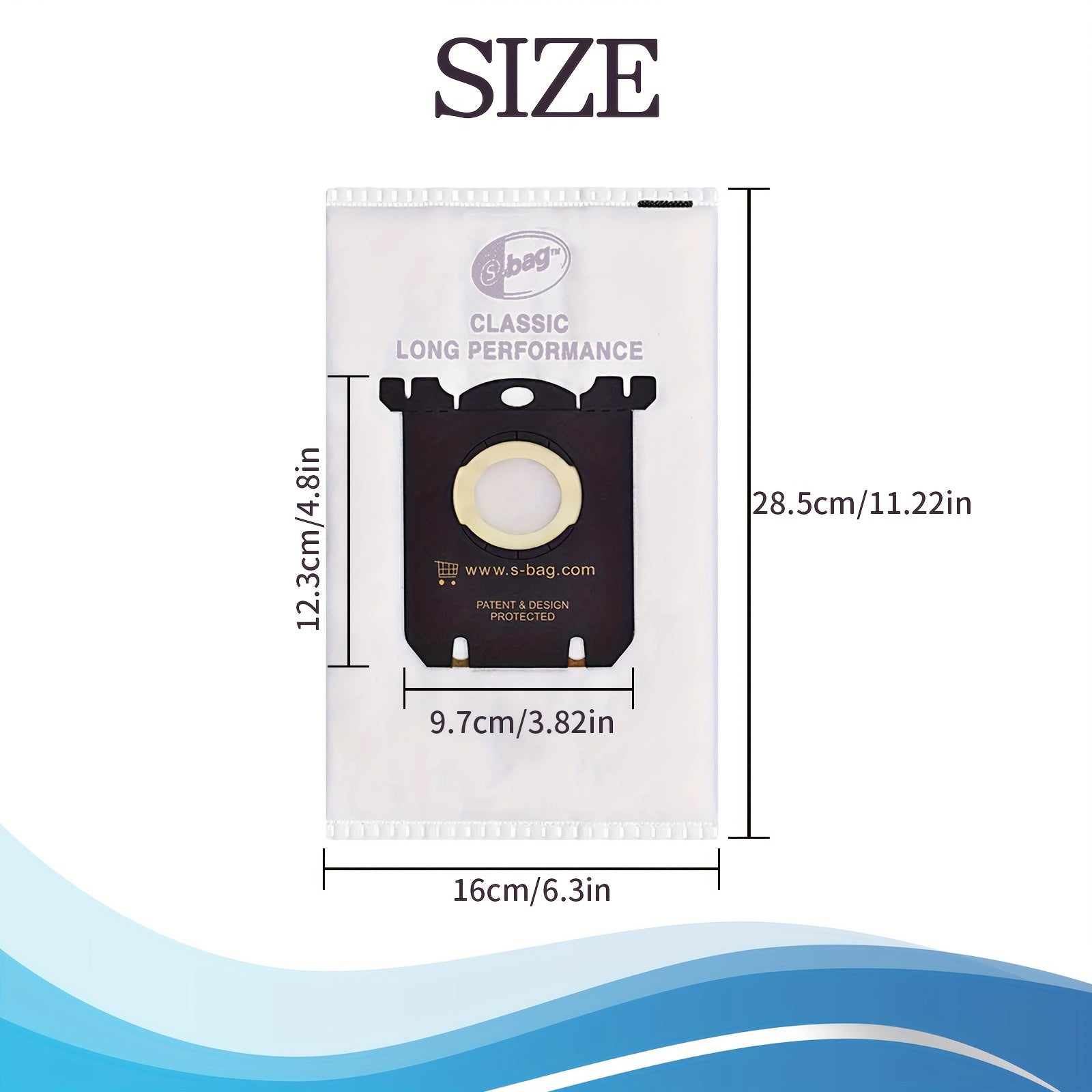Bolsa de repuesto para aspiradora de depósito modelos EL200F EL8500 EL202G EL4100 EL4200 EL6985 EL7000