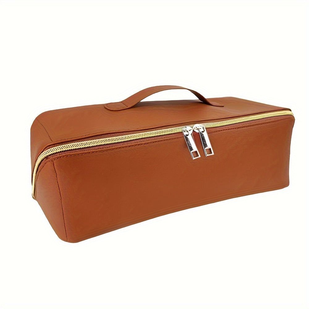 Travel Hair Dryer and Styling Tool Storage Bag Hypoallergenic PU Compact Organizer