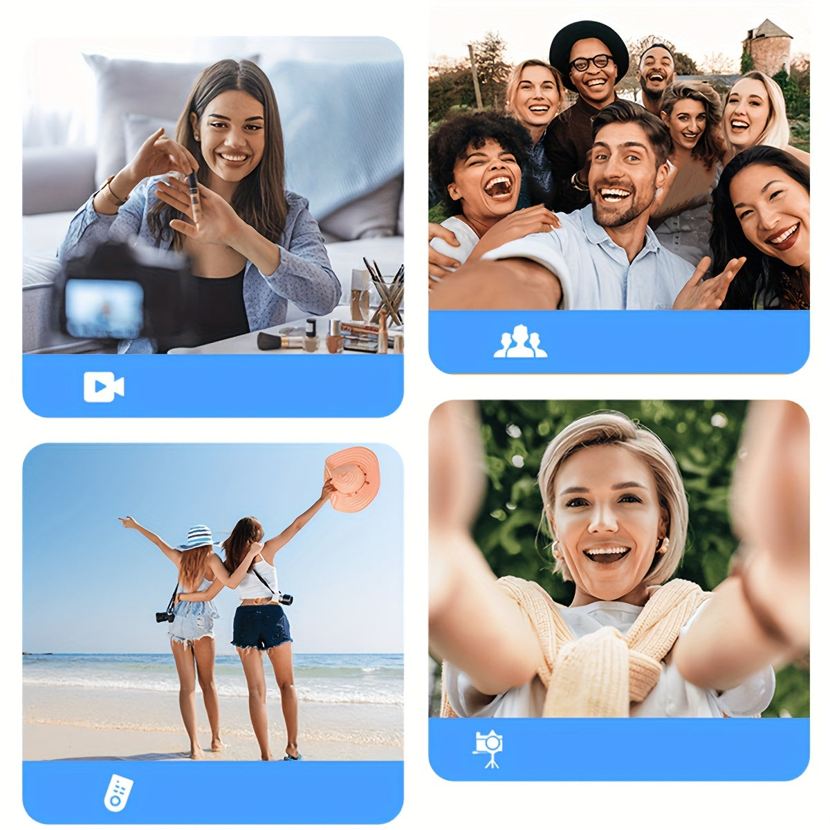 Ko'p funksiyali to'ldiruvchi yorug'lik stendi telefon uchun, 3 ta yorug'lik rejimi bilan sozlanishi mumkin, iPhone, Android, makiyaj, selfie, vlog va video uchun mos. Qo'lga olinishi mumkin, sifatida foydalanish mumkin.