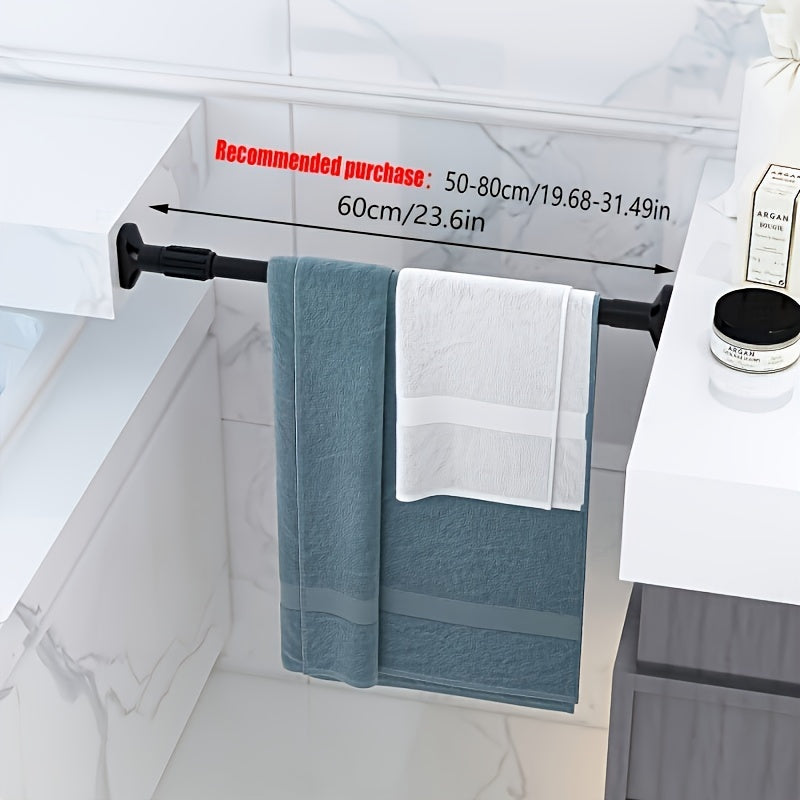 Adjustable Tension Shower Curtain Rod for Windows and Doors Easy Installation No Drilling