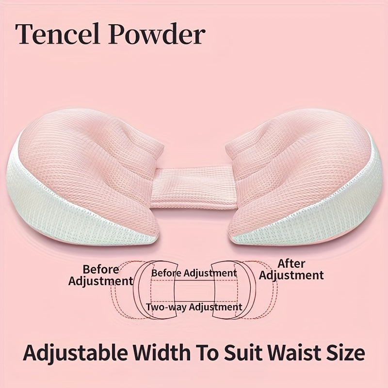 Maternity Pillow for Side Sleepers Waist Support Belly Relief Ultra-Soft Polyester