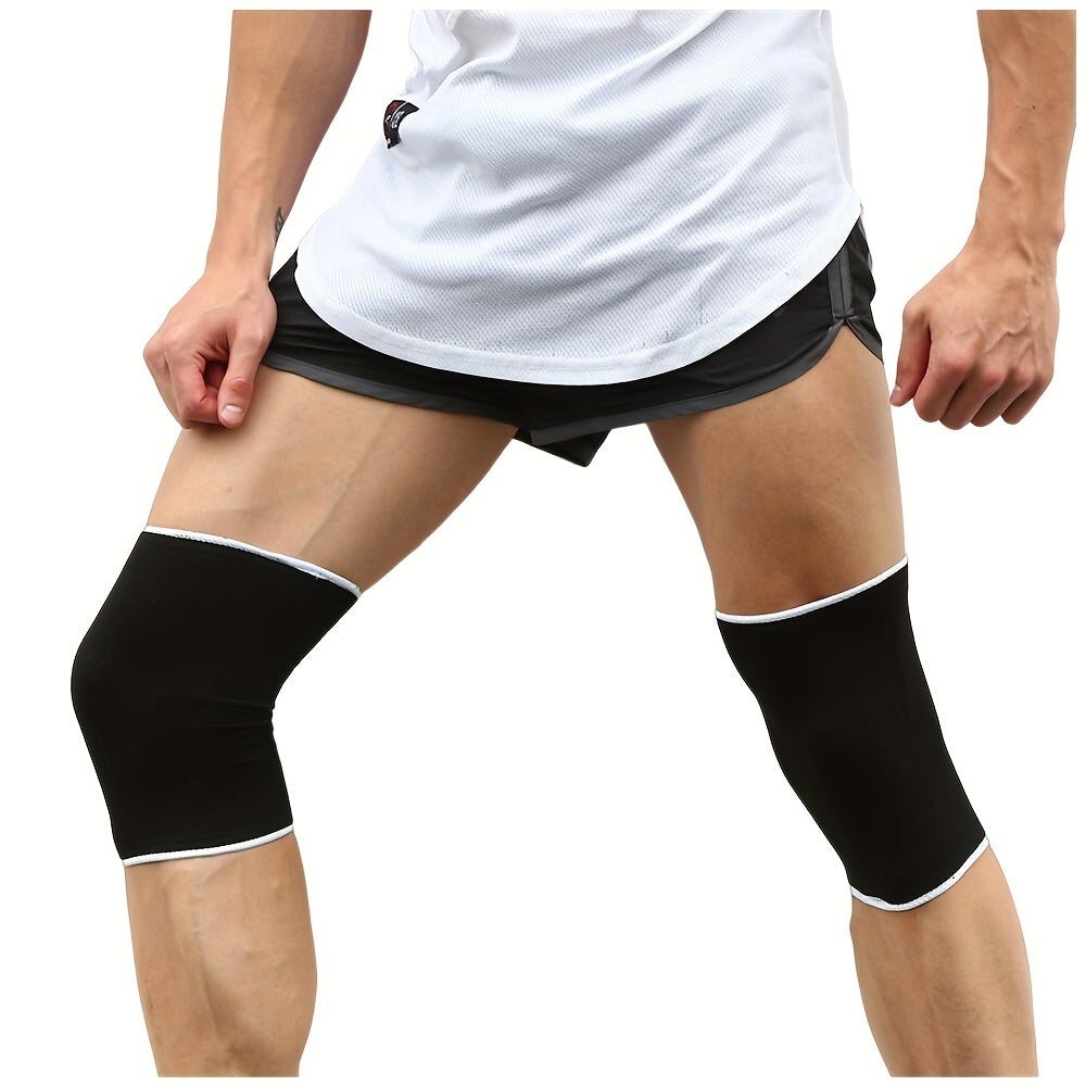 Rodilleras de punto para otoño e invierno, deportes al aire libre, calentadores de piernas unisex