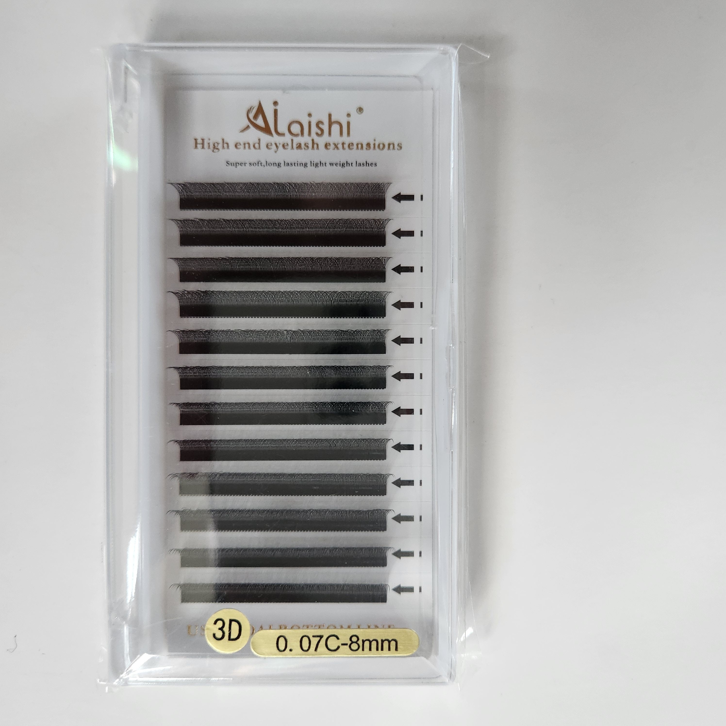 Russian DD Curl Eyelash Extensions Fluffy Cluster Reusable 0.07mm Natural False Lashes