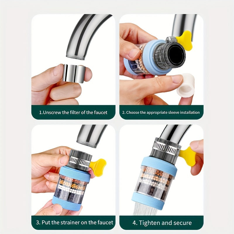 Musurjoy oshxona kran suvi filtri: Xlor, flor, og'ir metallardan tozalaydi. Har qanday uy kraniga mos keladi. Quvvat talab qilinmaydi. Mukammal bayram sovg'asi.