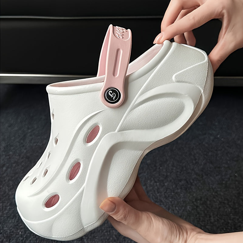 Women's Breathable Summer EVA Clogs Solid Color Closed Toe Casual Shoes