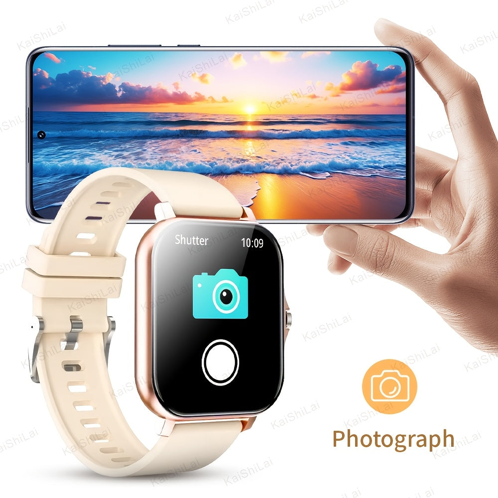 2025 1.83-Inch Smartwatch with Wireless Calling, Exercise Modes, Weather Forecast and Notifications for Android and iPhone