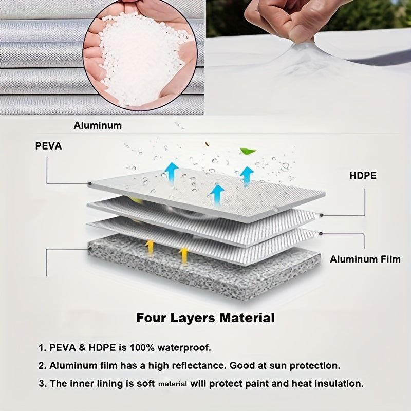 4 ta to'plam suv o'tkazmaydigan g'ildirak qoplami, RV treyler kemasi uchun korroziyaga qarshi himoya qiluvchi