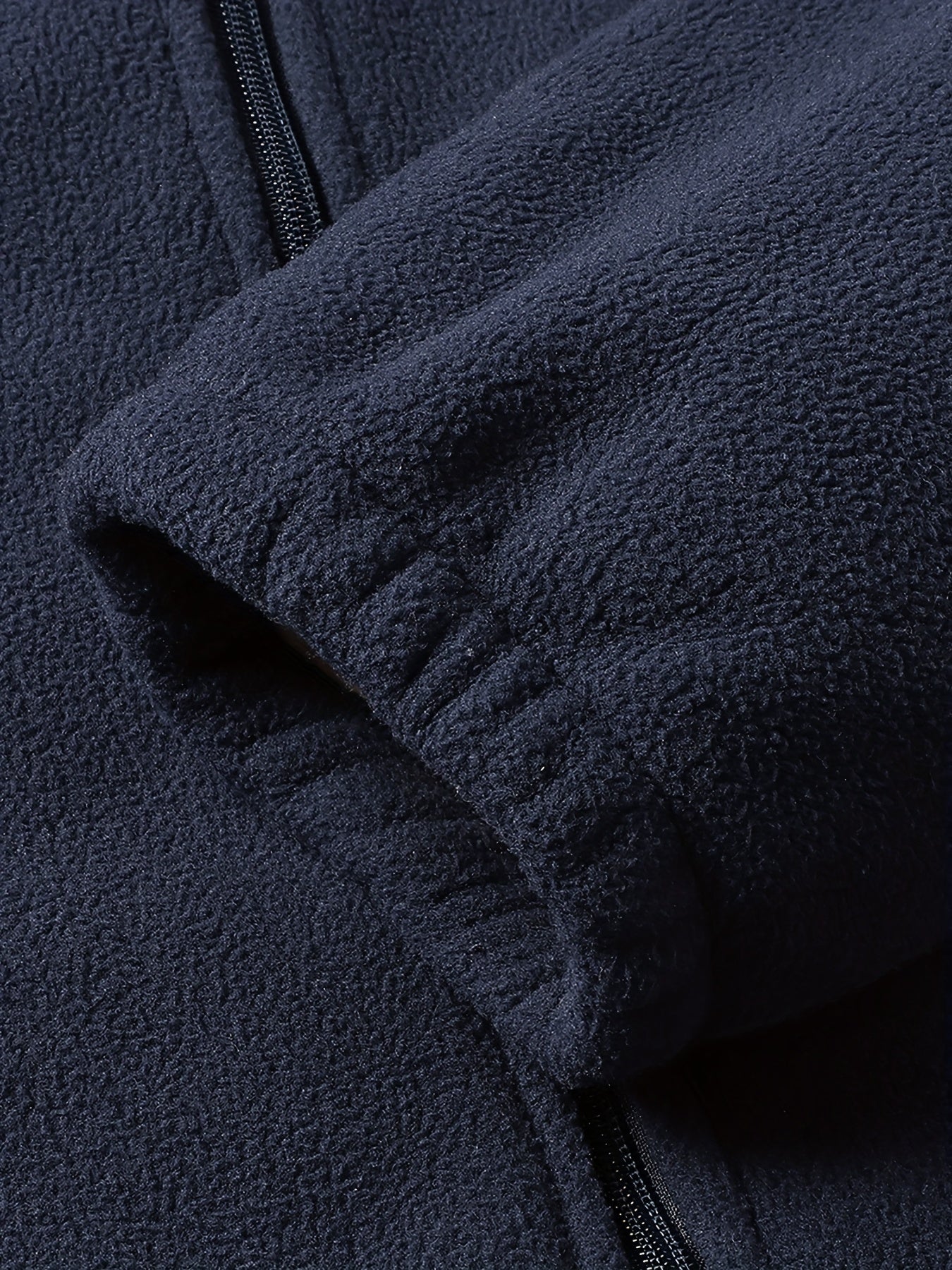 Men's Winter Fleece Set Long Sleeve Letters Pattern Casual Sports Warm Clothing