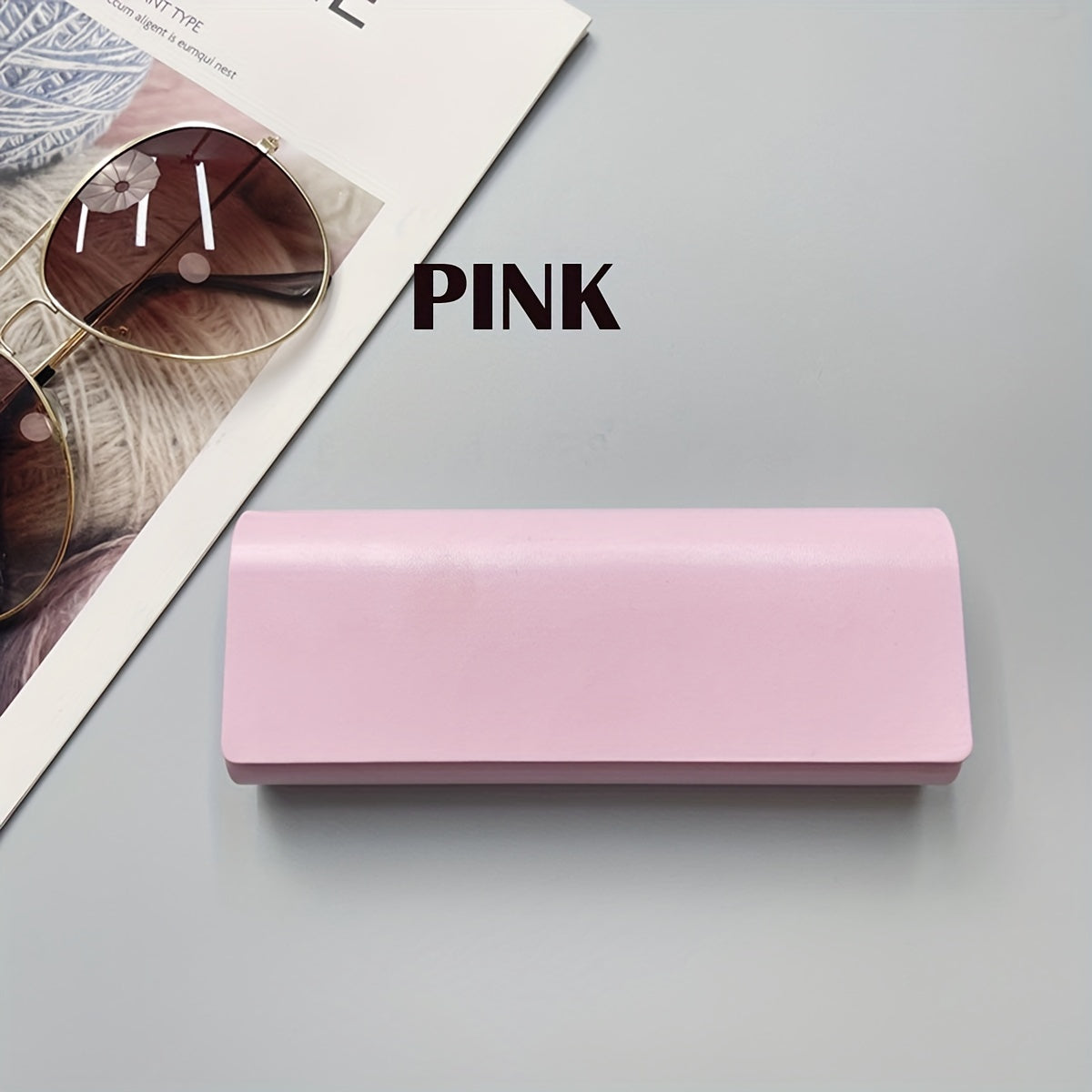 Women's Magnetic Glasses Case Slim Durable Storage for On-the-Go