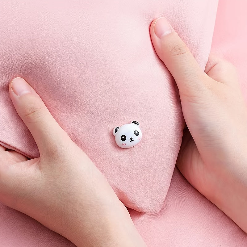 Black Panda Bedding Clamp No Needle Design for Sleeping Comfort Cute Home Bedding Accessory