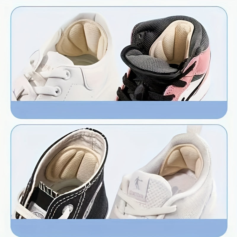 Unisex Heel Cushion Pads Self-Adhesive Sponge Inserts for Blister Prevention