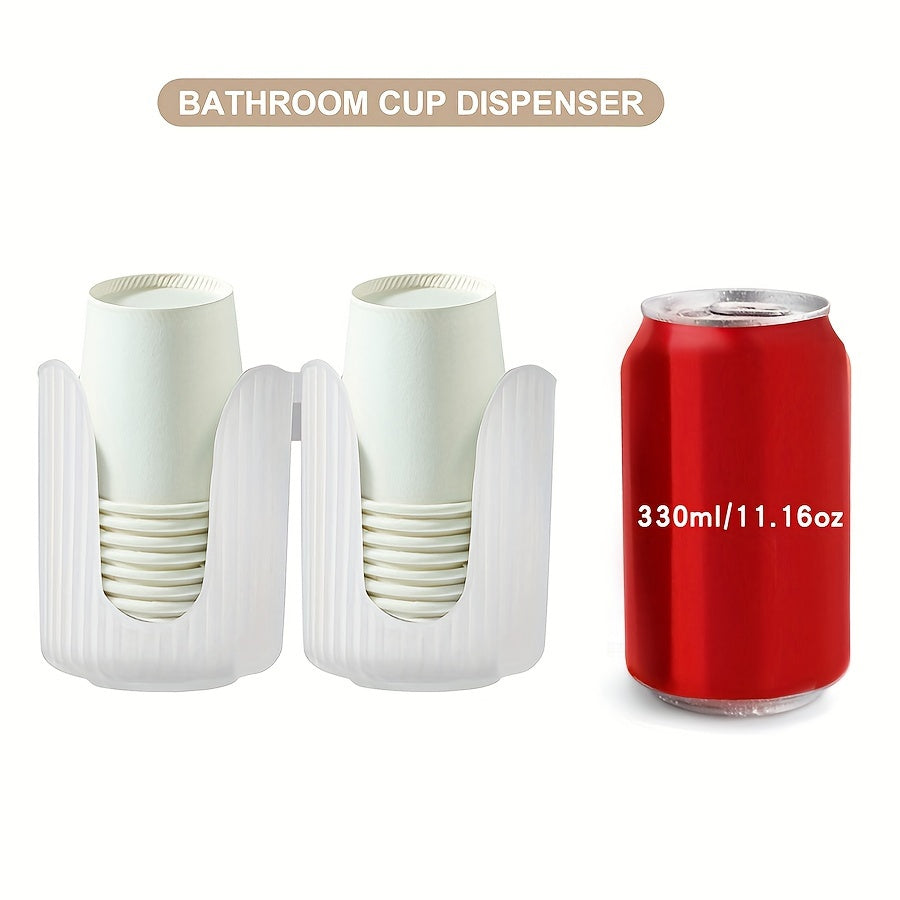 Multifunctional Paper Cup Holder and Desktop Organizer for Bathroom Kitchen Living Room
