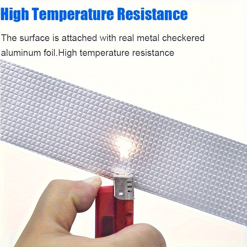 Waterproof Aluminum Foil Sealing Tape 0.3mm Leak-Proof for Roofs Walls Pipes