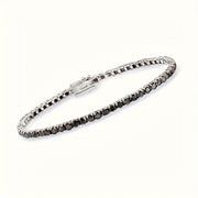 Sterling Silver Moissanite Tennis Bracelet Gemstone Link Jewelry for Women