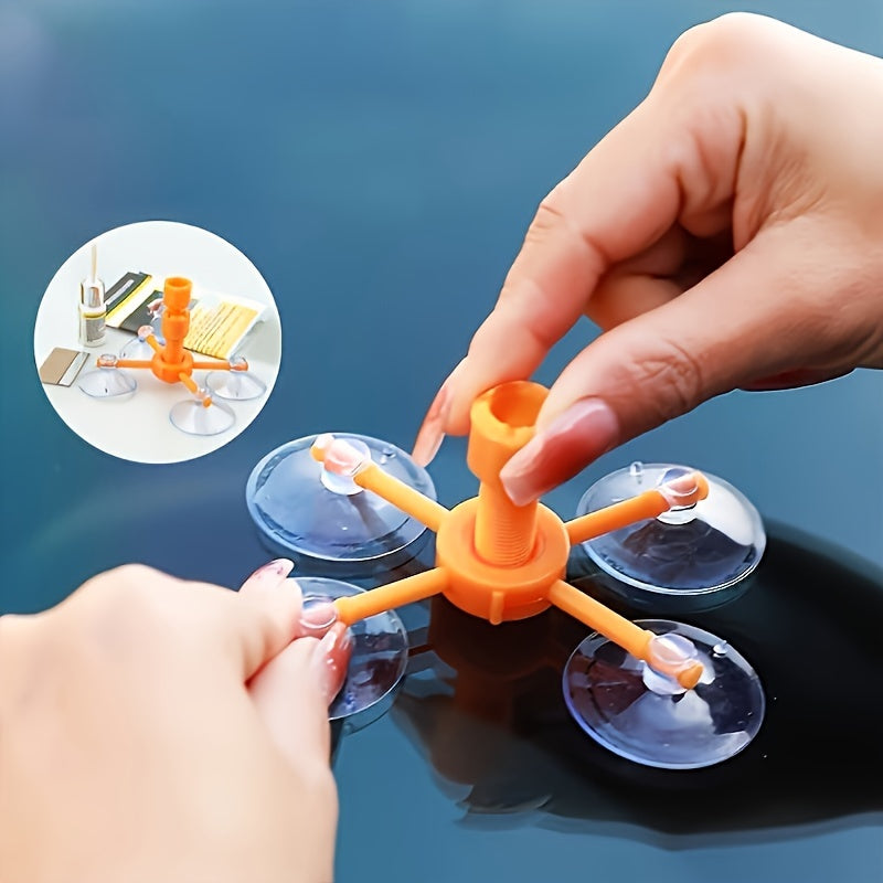 Complete Windshield Repair Kit for Auto Glass Crack Fix DIY