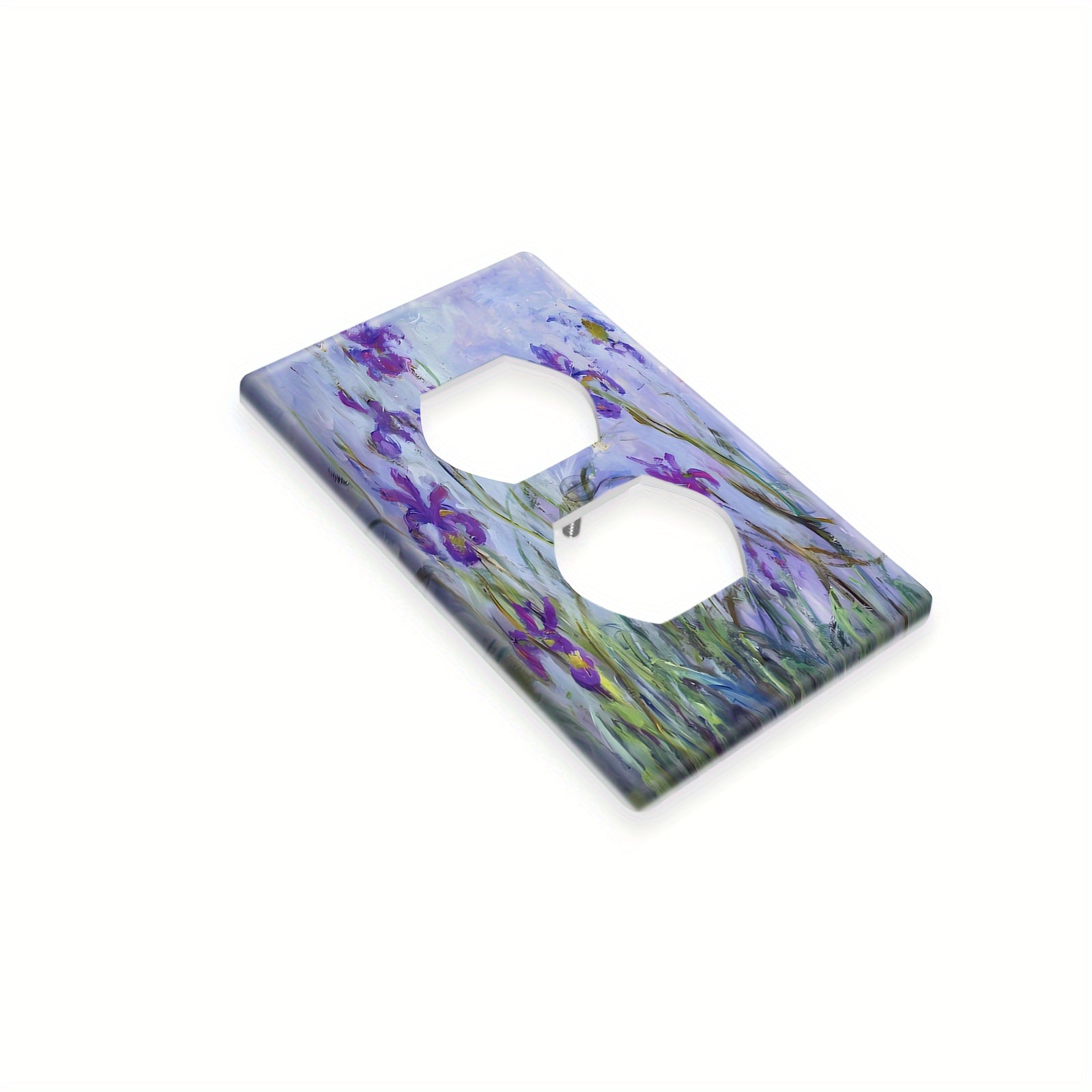 Monet Iris san'at bosma yoritgich qopqog'i ichki/tashqi foydalanish uchun, yotoqxona yoki oshxonada oson o'rnatiladi.