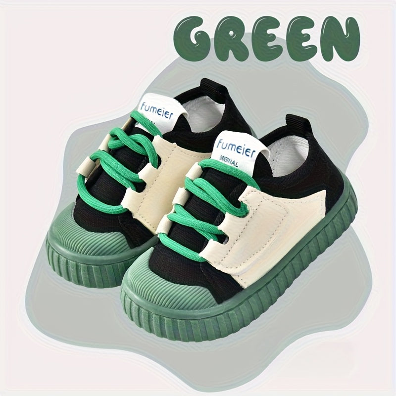 Toddler Boys and Girls Soft Sole Sport Shoes with Anti-Slip Fabric Upper