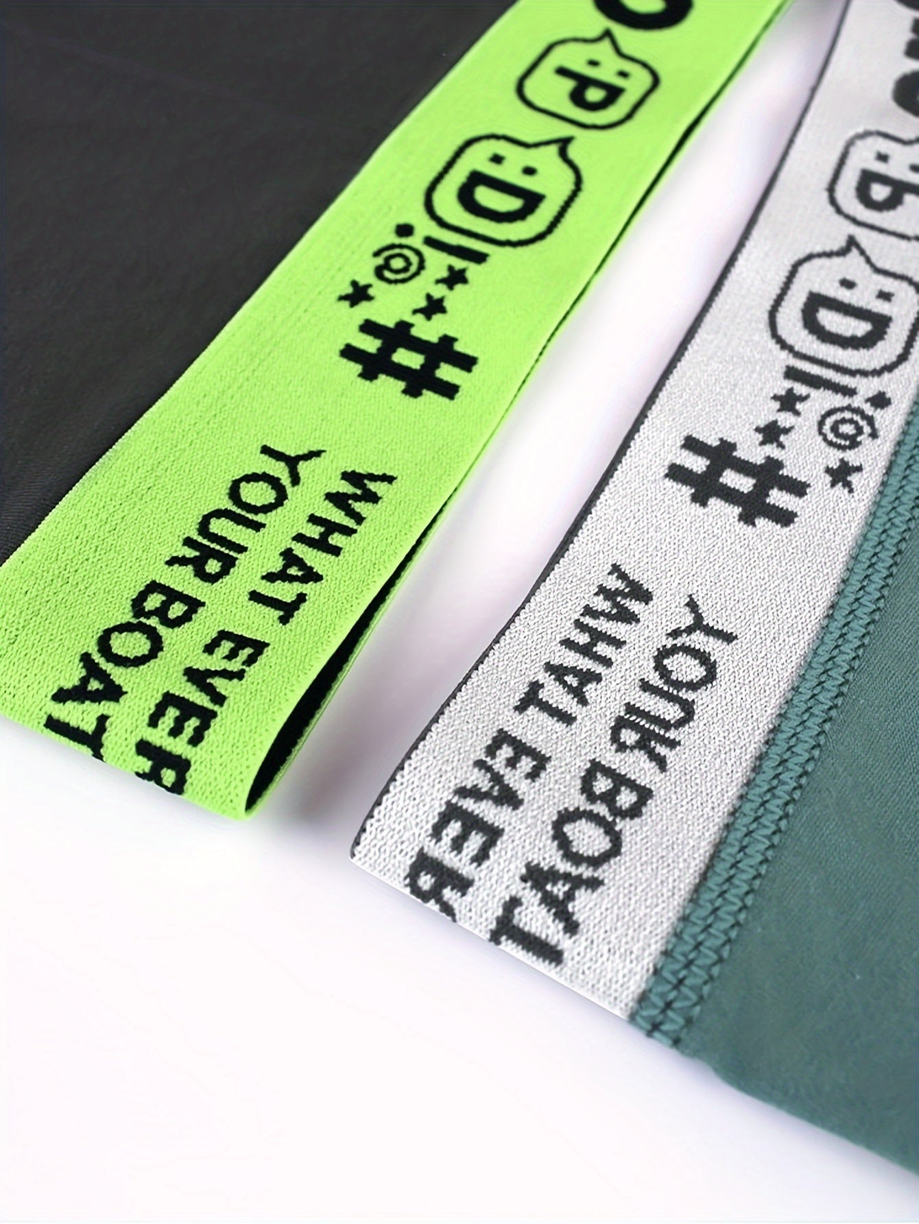 Erkaklar paxta boxer shortlari katta o'lchamlar tasodifiy ranglar zamonaviy belbog'