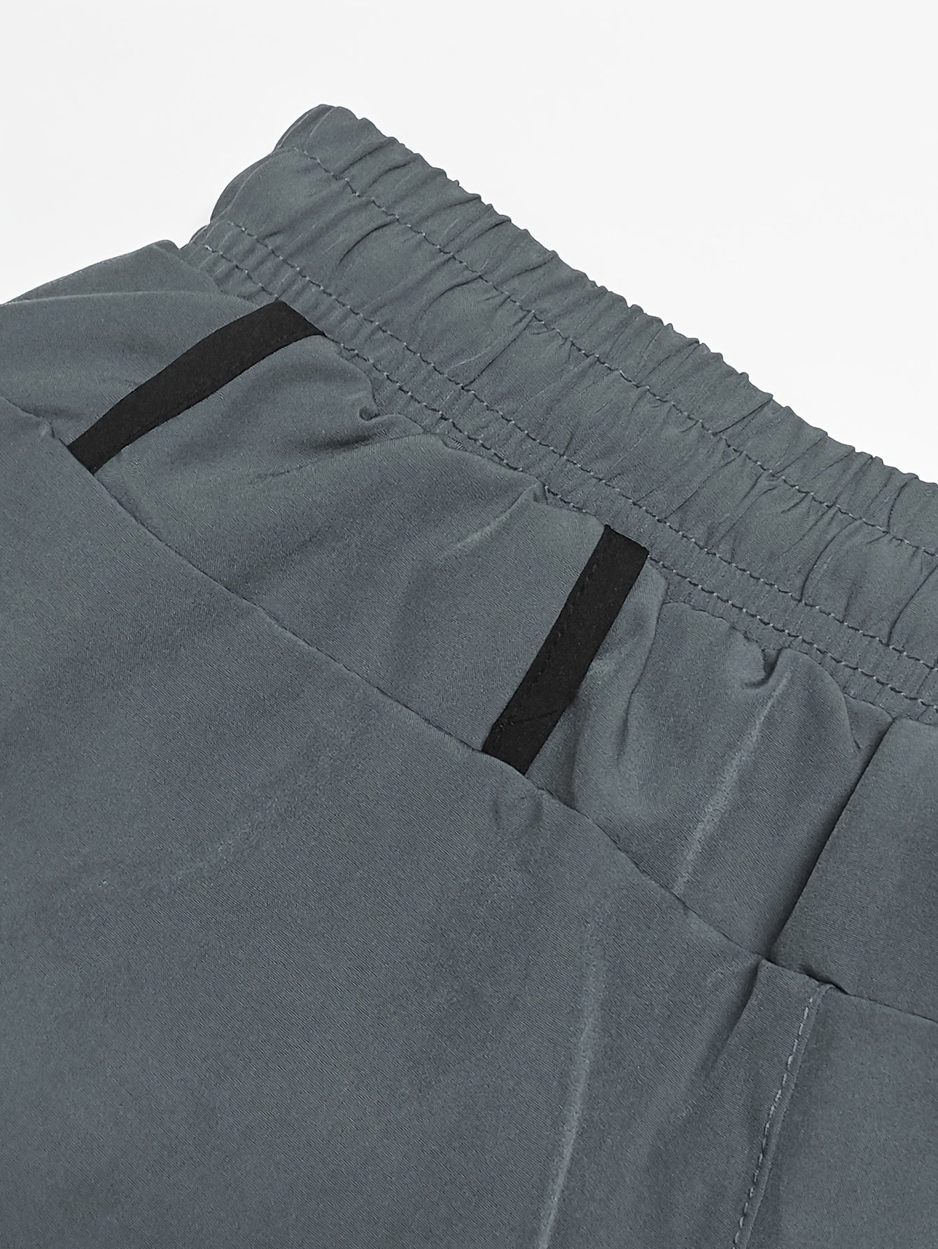 Pantalones cortos deportivos de verano para hombre azul marino, negro y blanco, de secado rápido, poliéster y elastano, para correr y entrenar en pista