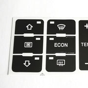 Наклейки на автомобильные кнопки кондиционера для Audi A3 8L A2 интерьера
