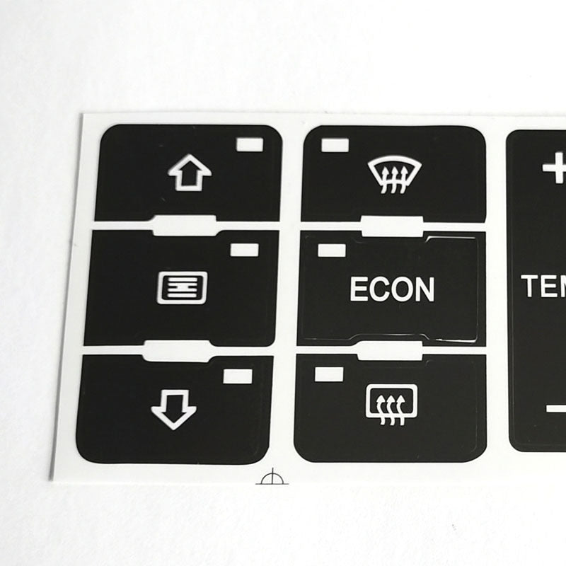 Audi A3 8L A2 ichki qismi uchun avtomobil konditsioneri tugmalari uchun avtomobil yozuvlari