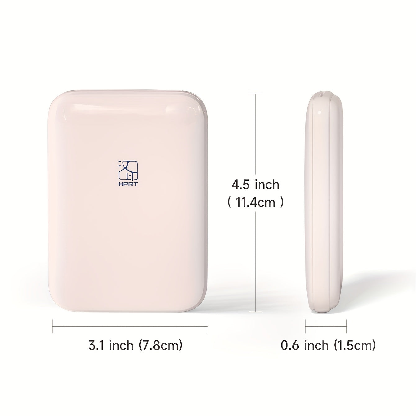 Mini Portable Photo Printer Wireless Color 303DPI ZINK for iOS Android Pink