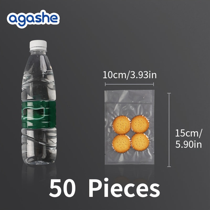 50 dona Og'ir Vaznli Suvni Yopish uchun Qoplar, Oziq-ovqatni Saqlash, Pichoqga chidamli, Muzlatgichda Saqlash