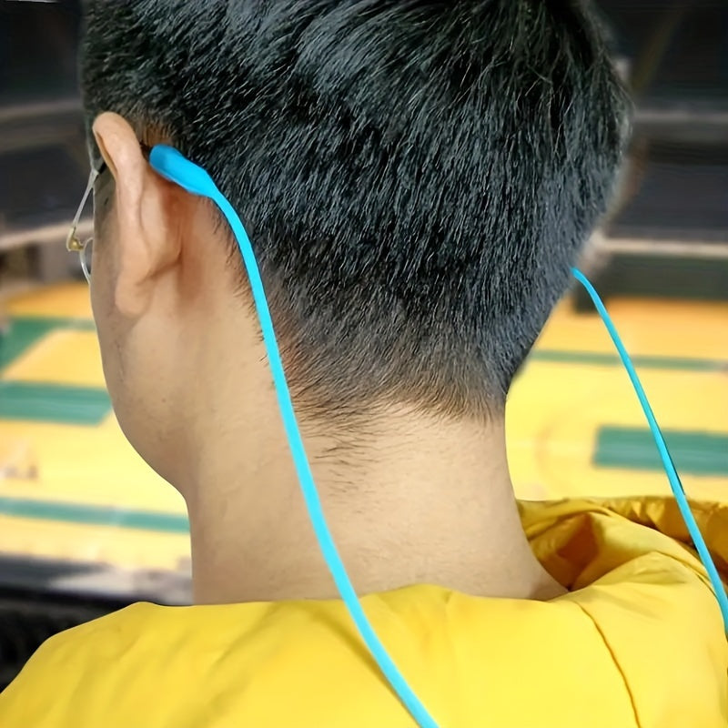 Set of 10 Adjustable Silicone Eyewear Retainers Non-Slip Elastic Glasses Straps