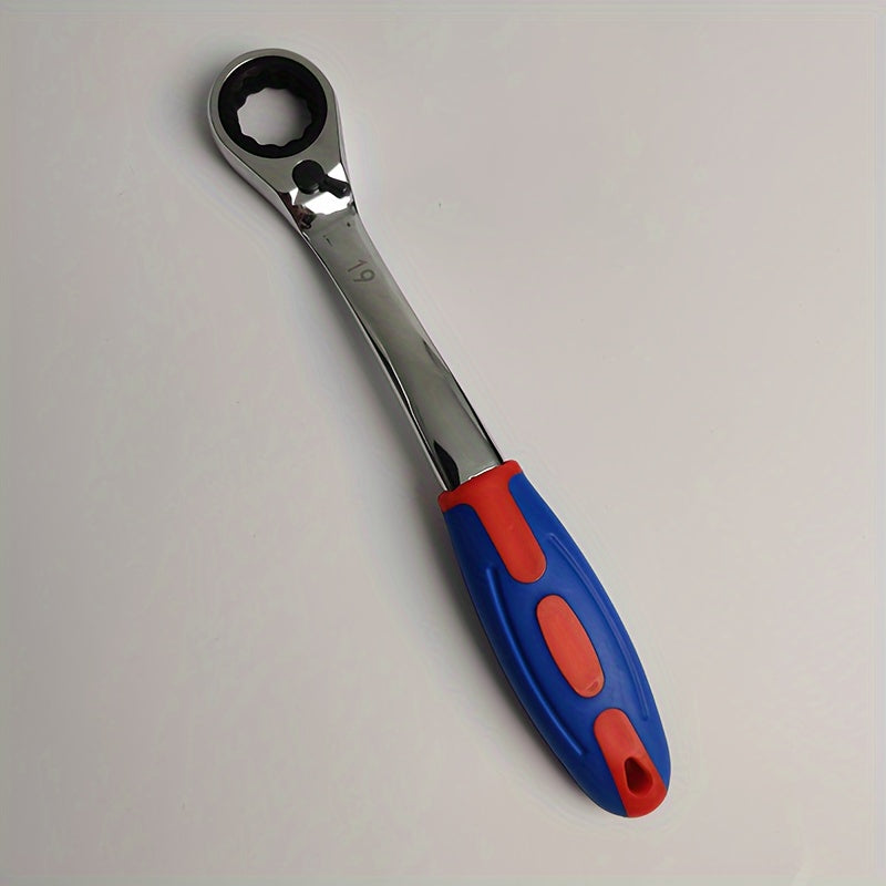 Juego de llaves de carraca universales de 7 piezas 8-19mm Herramienta de reparación de automóviles de metal