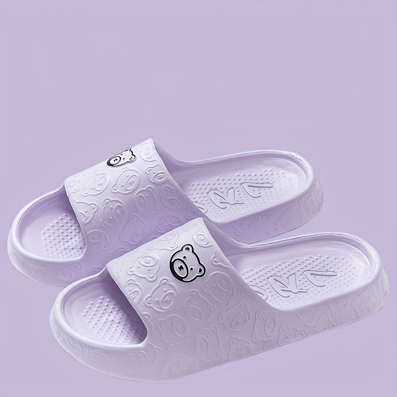 Женские тапочки-слипоны из EVA с амортизацией, противоскользящие, для дома и улицы, мягкие домашние обувь
