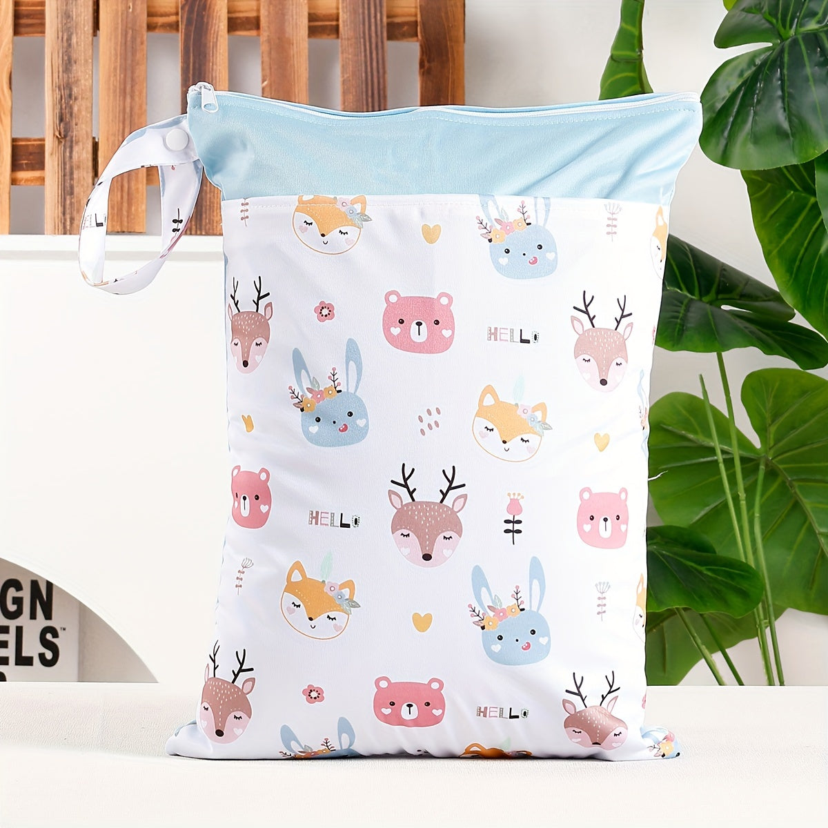 Водонепроницаемая сумка для влажных и сухих вещей - прочный полиэстеровый мешок с молнией для пляжа, бассейна, спортзала, путешествий - подходит для детей от 14 лет и старше, 1 штука