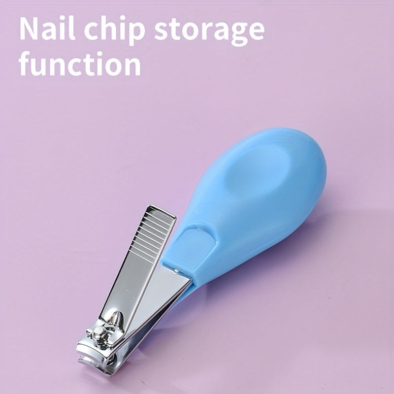 Kit de cuidado para bebé 6 piezas Juego de viaje Aspirador nasal Cepillo de baño Cortauñas Rosa Azul