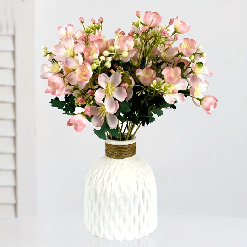 Artificial Cherry Blossom Flowers Bundle for Home, Wedding, and Party Decor