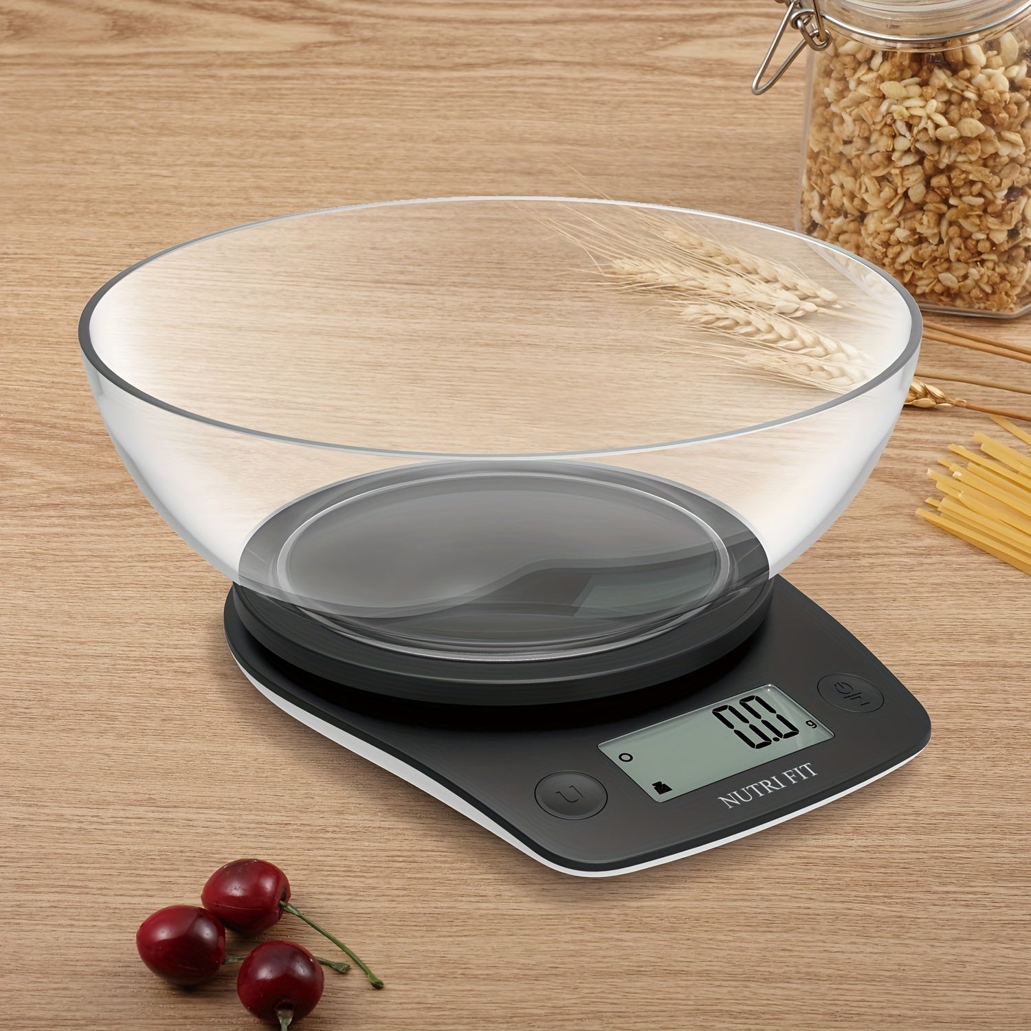 Digital Kitchen Scale 11lb with Tare Function, LCD Display, for Cooking and Baking