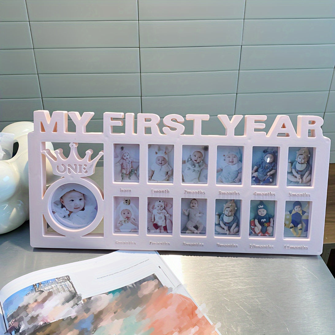 Индивидуальная фоторамка для новорожденных своими руками, рамка памяти для фотографий малыша, подарок