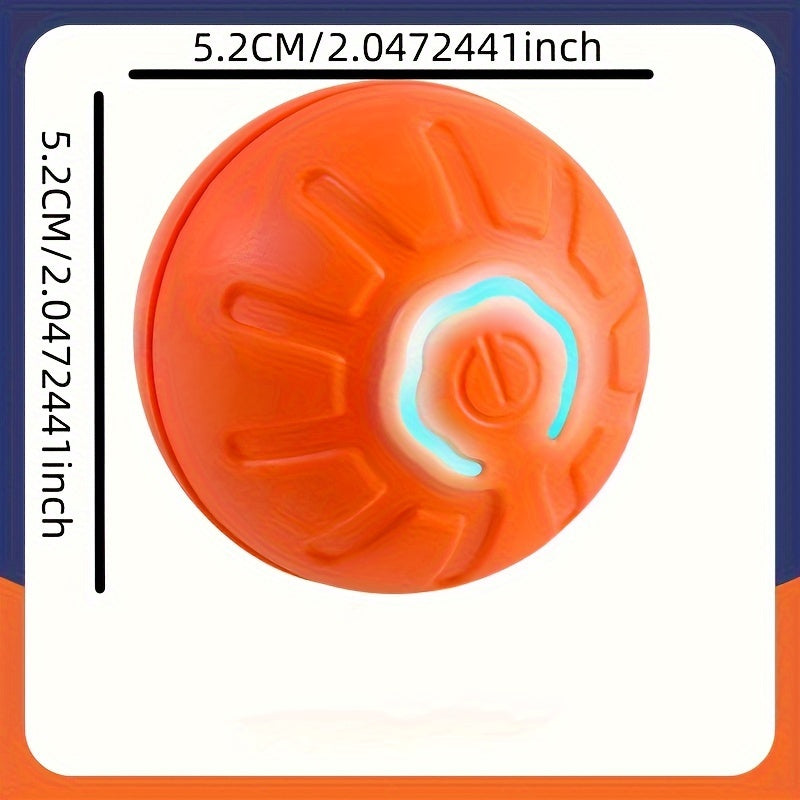 Interactive Dog Toy with LED Light Rechargeable Plastic Small Medium Breed