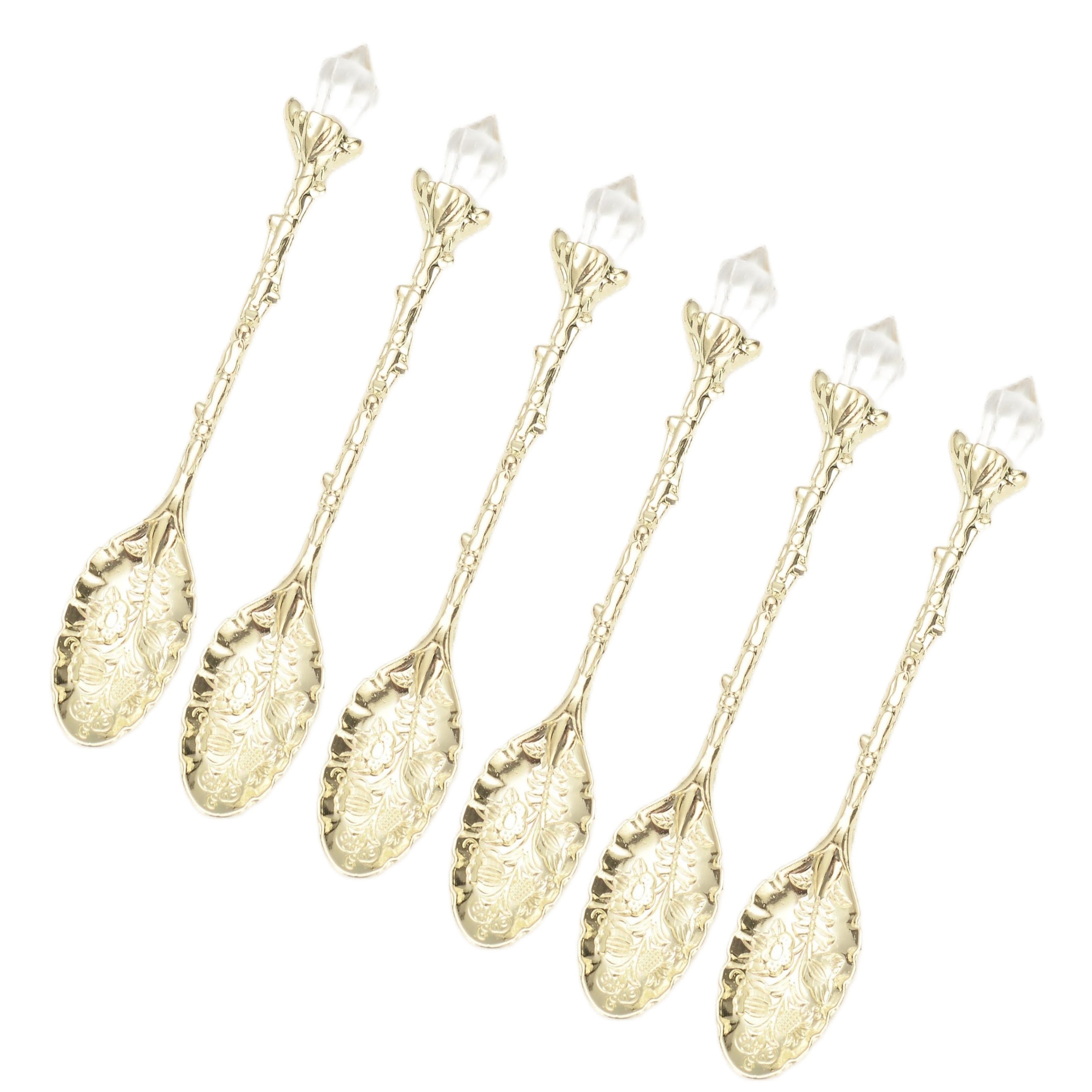 Floral Coffee Spoon for Tea and Desserts, Vintage Charm, Elegant Pattern