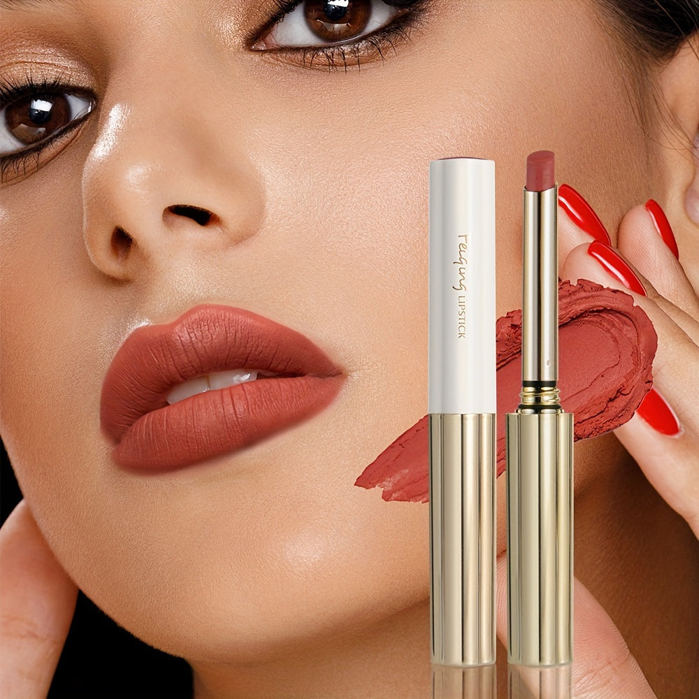 Женский запирающийся цветной помада увлажняющая стойкая кремовая глянцевая помада