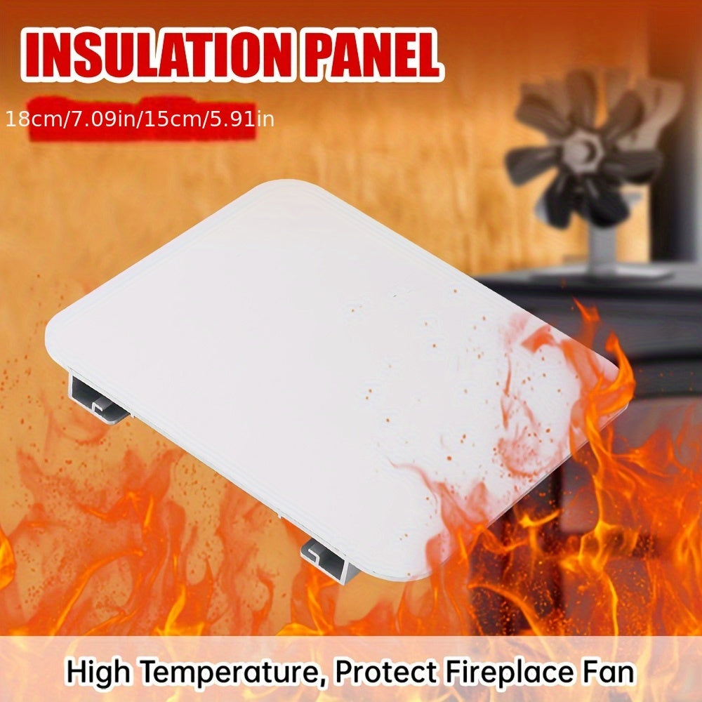 Insulation Board for Stove Fans High Temperature Safe Burner Heater Fit